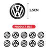 3D Car Interior Decorative Stickers Key Badge Steering Wheel Decoration Stickers For Volkswagen VW Golf Polo Passat Tiguan Rline