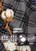 Kaitak Family POLO BCS Long Sleeve Viyella Pajama Check Gray and Sizes M and L Men's Shirt, 100% Cotton, Pattern, Navy, Spring/Autumn, (M, Gray)