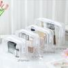 Large Capacity Transparent Waterproof PVC Cosmetic and Toiletry Travel Bag with Portable Zipper