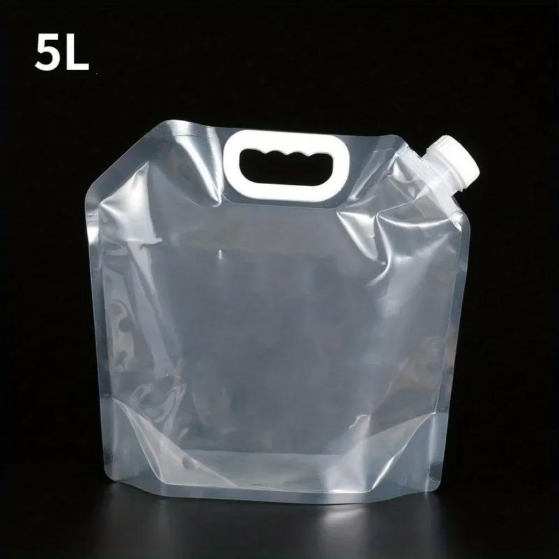 5L/10L Foldable Water Container, Portable Water Storage Bag, for Outdoor Camping, Hiking and Emergency Survival.