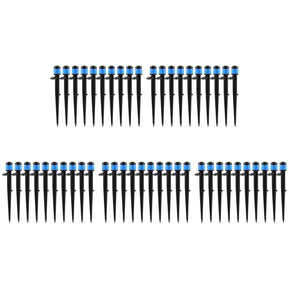 10-50Pcs Drip Spray Emitter Adjustable 360 Degree Water Flow Sprinkler Irrigation Garden Watering Drippers System for 4/7mm Hose
