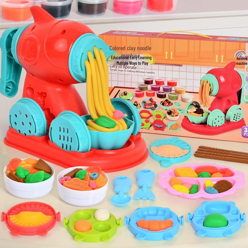 Colorful Clay Noodle Maker DIY Tool Set for Kids