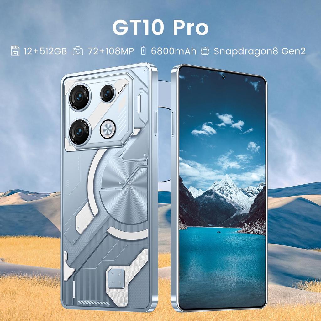 GT10 Pro Smartphone 4+64GB | High-End Android | In Stock for Cross-Border Sale