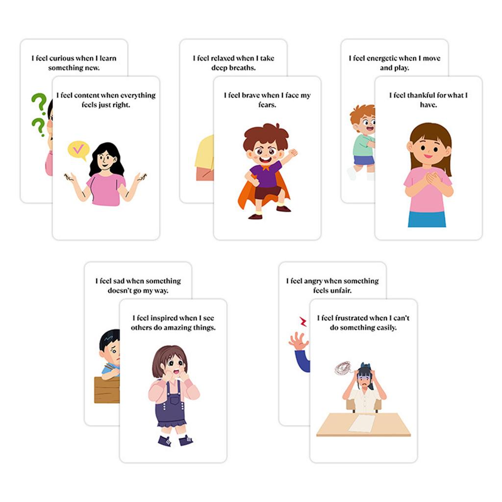 Mental Health Emotional Cognition Cards, Emotional Development And Counseling