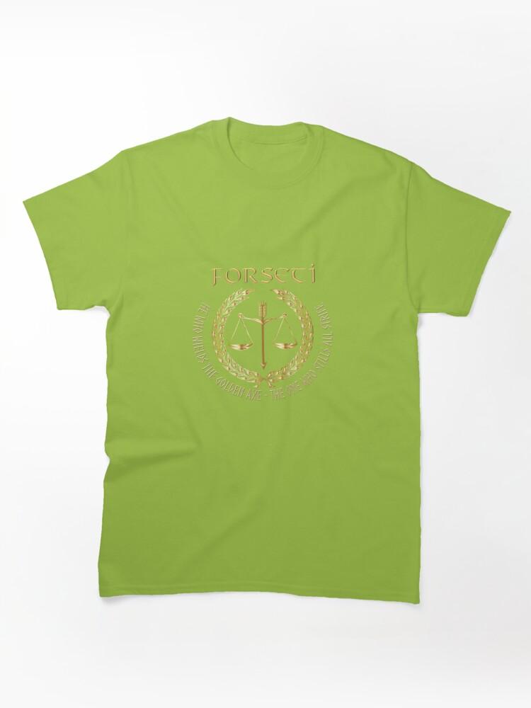 Golden Axe Forseti, Norse God of Justice Classic T-Shirt