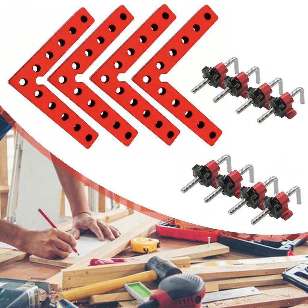 Corner Clamps Functional Versatile L Shaped Square Tool for Assembling Boxes 120mm