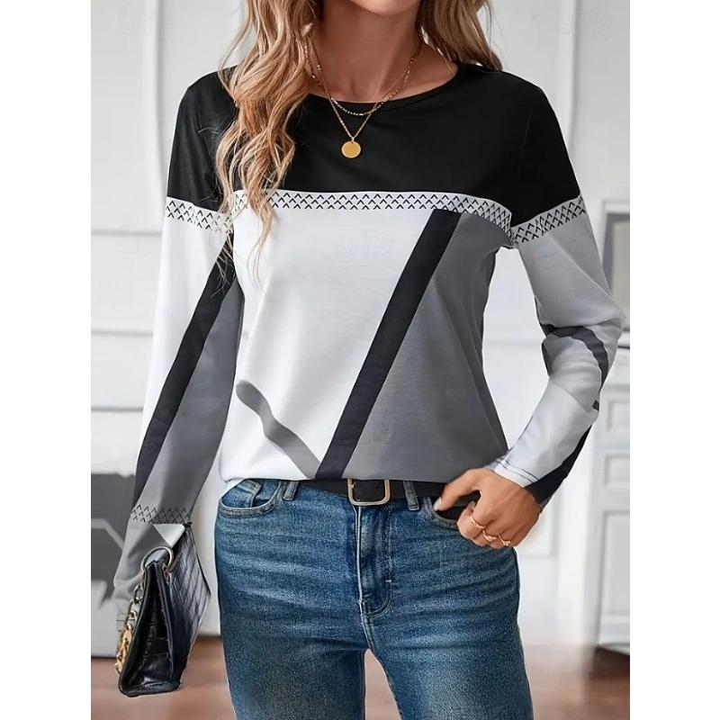 

Женская одежда с длинным рукавом модная, повседневная и подходит для фестивалей 3XL