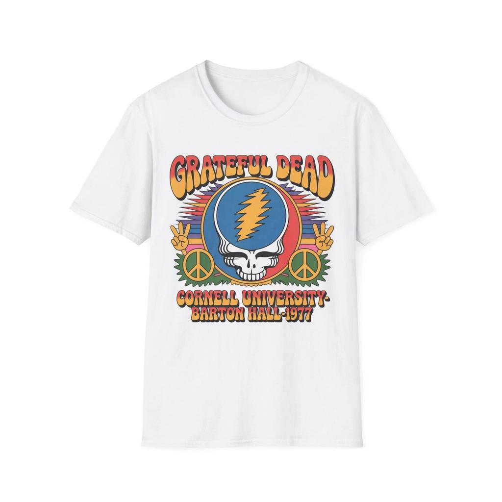 Grateful Dead Vintage Style Concert T-Shirt, Unisex Softstyle Tee,