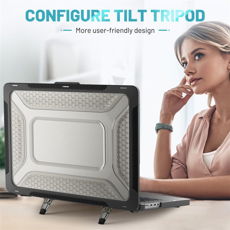 TPU Laptop Case MacBook Air 13 Inch 2018-2020 Pro 13/14/16 2019-2021 Shockproof Protective Shell