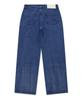 Palet Hand Brush Denim Pants Blue