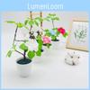 Flowers Potted Artificial Indoor Living Room Wedding Decoration Photography Prop