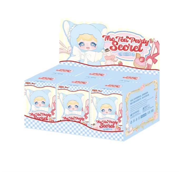 Yoyoo Genuine Vinyl Plush Blind Box Tea Party Secret Series Trendy Toy Collection Birthday Valentines Day Gift For Women