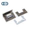 Shower Hinge SS 201 304 316 Stainless Steel Satin  Head Polished Finish 90 Degree Glass Door Hinges for Bathroom