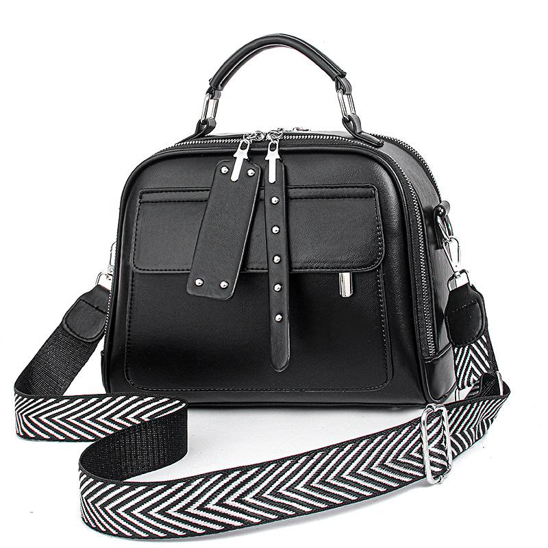 Versatile women's bag 2025 new simple small square bag trendy fashion shoulder messenger bag