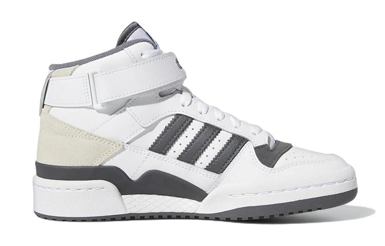 Kids' Sneakers Adidas Originals FORUM Mid J Casual Abrasion Resistant Mid top Kids' Skateboarding Shoes White