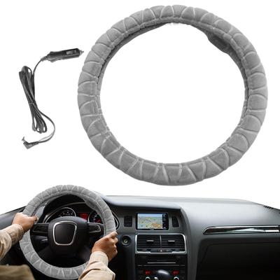 Steering Wheel Cover For Winter Wear-Resistant Vehicle Accessory Warm Car Steering Wheel Wrap For SUV Sedan Automotive RV Trucks