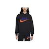 Nike Club Fleece Εκτύπωση Λογότυπου με Γράμματα Μακρυμάνικο Φούτερ Fleece Ανδρικά φούτερ Μαύρο FN3105-010