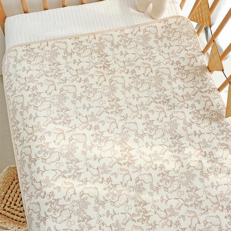 Cotton Baby Diaper Changing Mat Washable Large Size Diaper Changing Pad Covers Waterproof Children's Bed Sheet Bedding Items