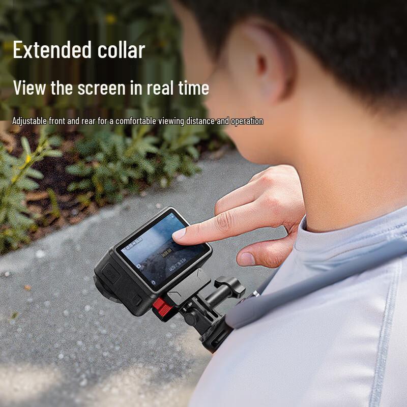 Wearable FPV Neck Mount for DJI Action Cameras
