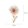 Senior Brooches Flower Leaf Brooch Pins for Women Suit Pendant  Fashion Brooches Jewelry