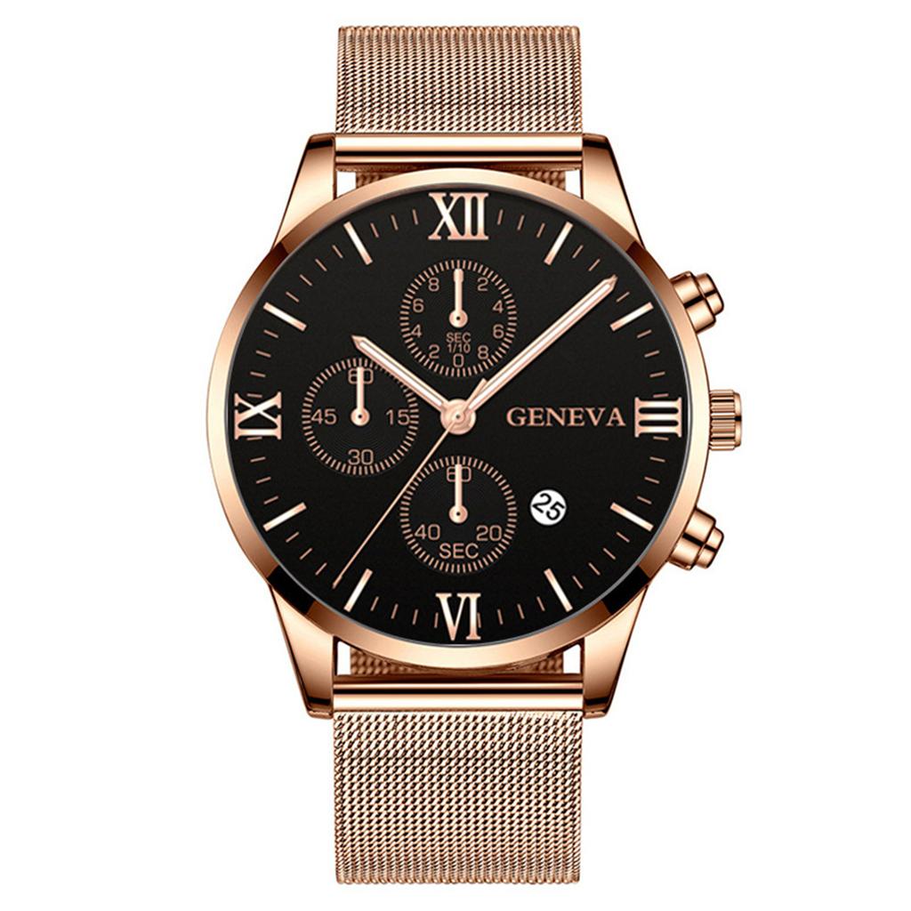 Men's Luminous Running Alarm Clock Watch