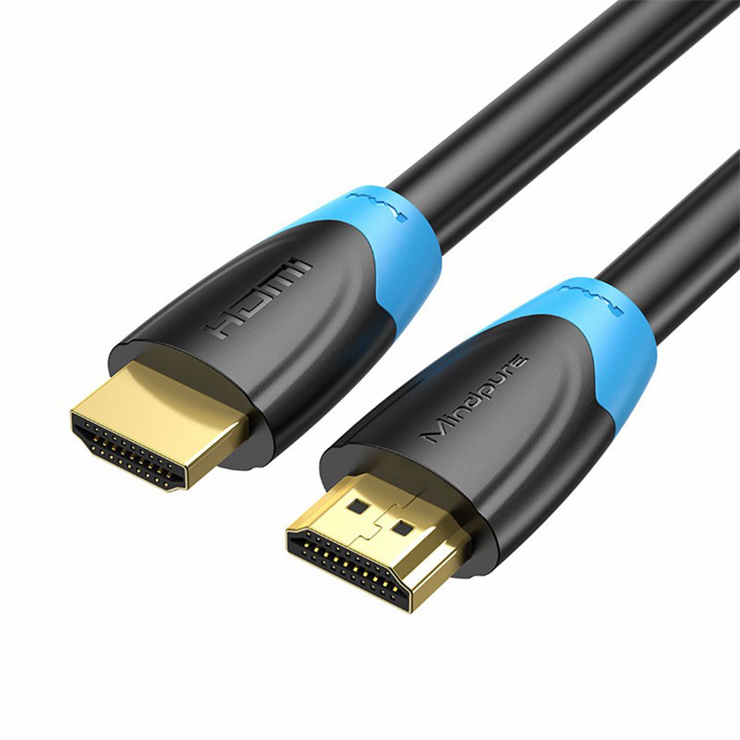 

MINDPURE HD001 3m 4K HD Video HDMI Male to Male Cable Gold Plated HDMI 2.0 Cord As Shown A