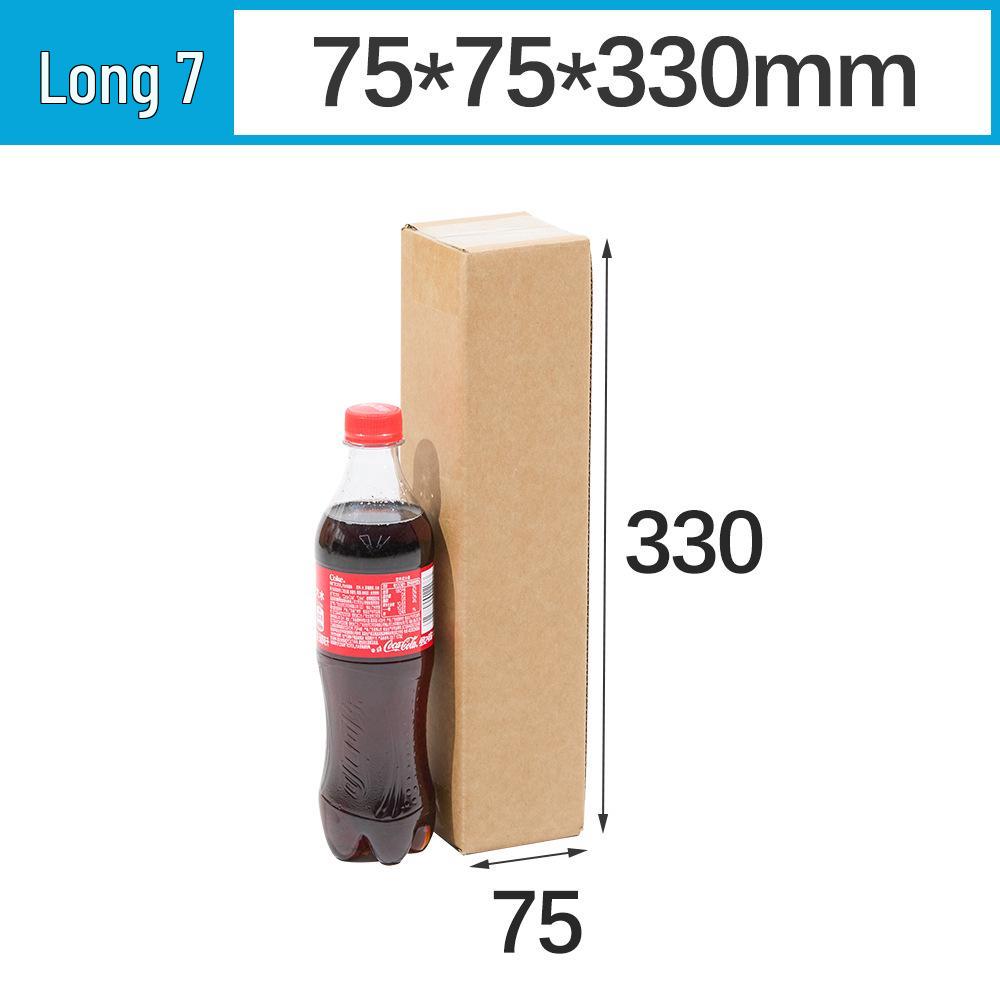Durable Rectangular Corrugated Cardboard Box for Packing Water Cups & Extended Umbrellas