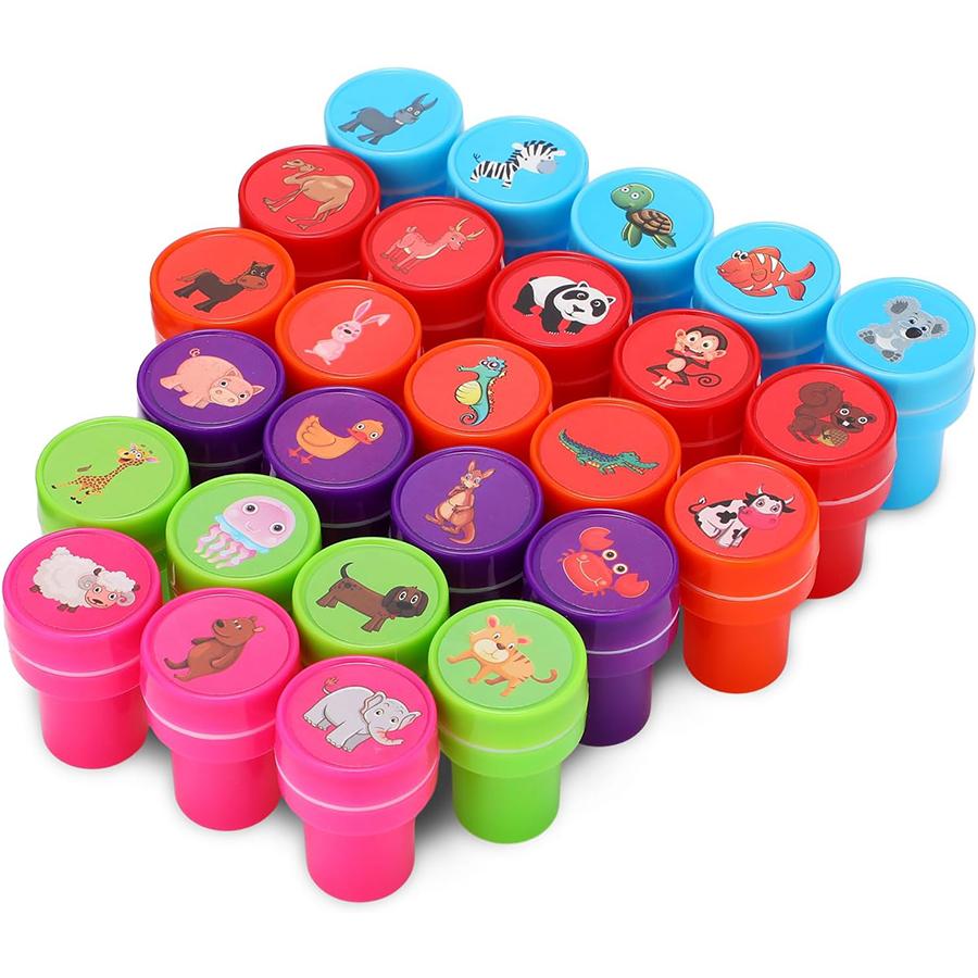 10pcs Cartoon Graffiti Seal Multi Styles Graffiti Tools Student Award Stamp Art Drawing Graffiti Accessories Birthday Party Gift