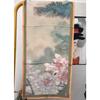Silk Mulberry Silk Silk Scarf Plain And Elegant Water Ink Bamboo Silk Scarf Women'S Double Crepe Scarf Shawl