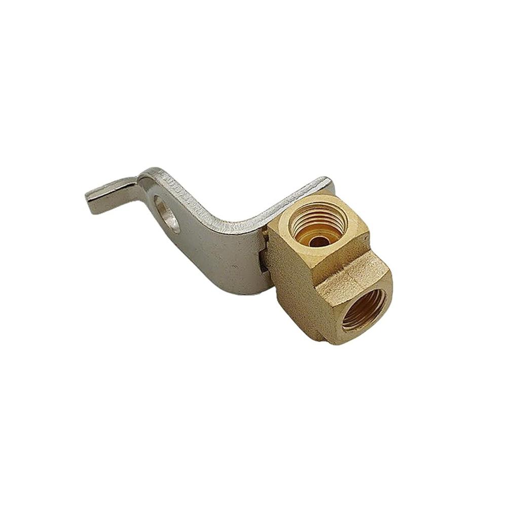 3 Pack 3 Way Female Brake Line Tee For 3/16 Inch Tube with Mounting Bracket