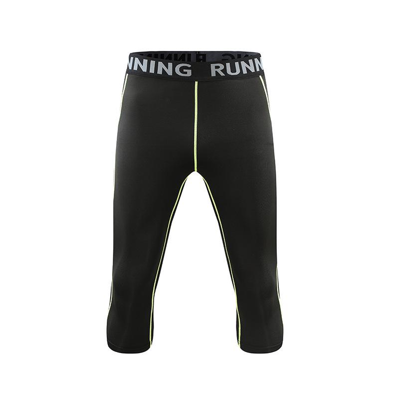 Herren & Kinder Schnelltrocknende Kompressions-Laufshorts - 7/8 Länge