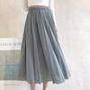 Shop   Womens Guest+date Elastic Waist Chiffon Pleated Long Skirt Won Wsk Wf0b9a