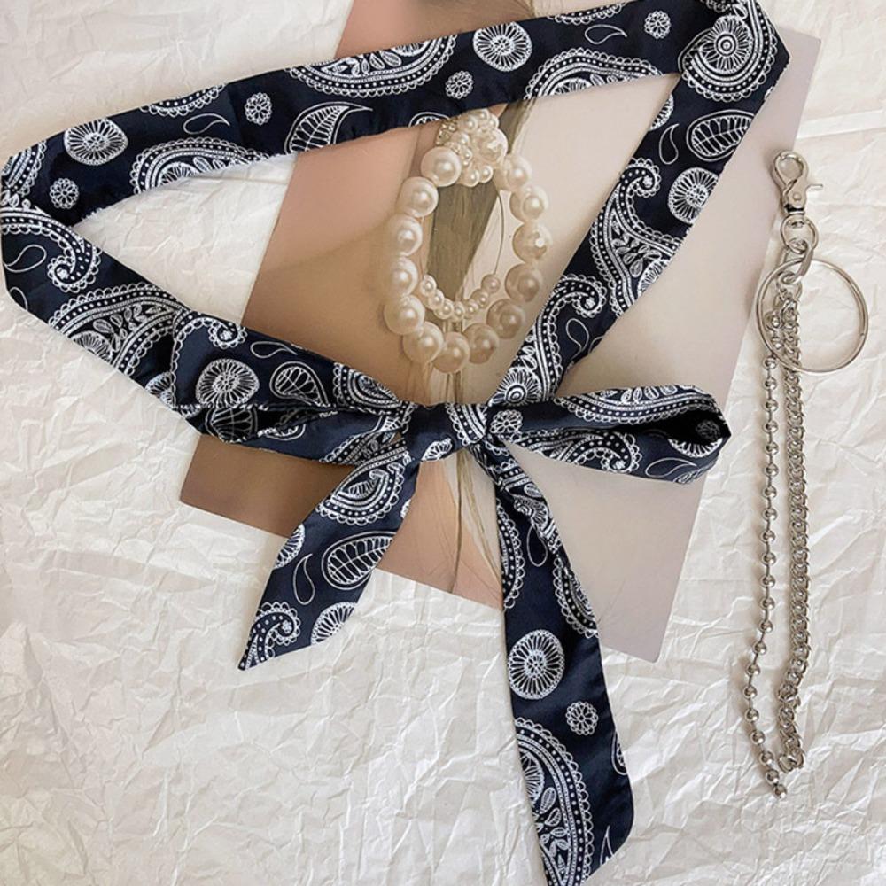 With Chain Pants Belt 200*5cm Bags Ribbons Fashion Neckerchief Travel