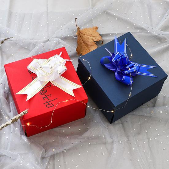 1 Set Exploding Gift Box 5 Layer Christmas Money Box Paper Reusable Holiday Gift Boxes for Holding Snacks Sweets Cash Birthday Wedding Xmas Party