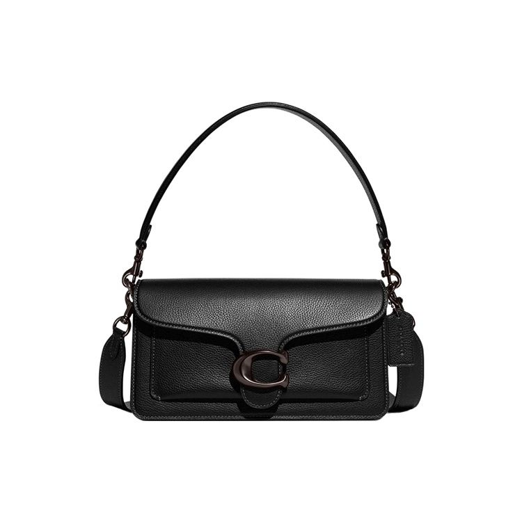 

Жіноча сумка Coach Tabby 26 з клапаном, верхньою ручкою та ремінцем через плече, чорна CH857-V5BLK