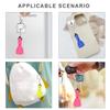 Porte-clés Palmes de Plongée en Silicone Porte-clés Palmes de Plongée Polyvalent Accessoire Suspendu pour Clés et Sacs à Dos