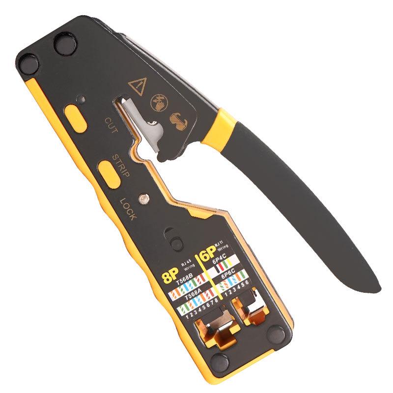 EZ Multi-Functional Network Tool: 6P8P Crimping, Stripping, and Connecting Pliers