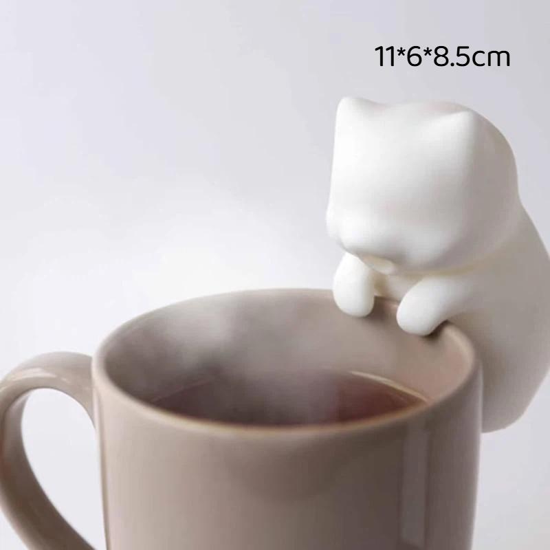 Portable Mini Cat-Shaped Food Cooling Fan USB Rechargeable 1 Set Small Cooler for Picnic Travel Dessert Cooling