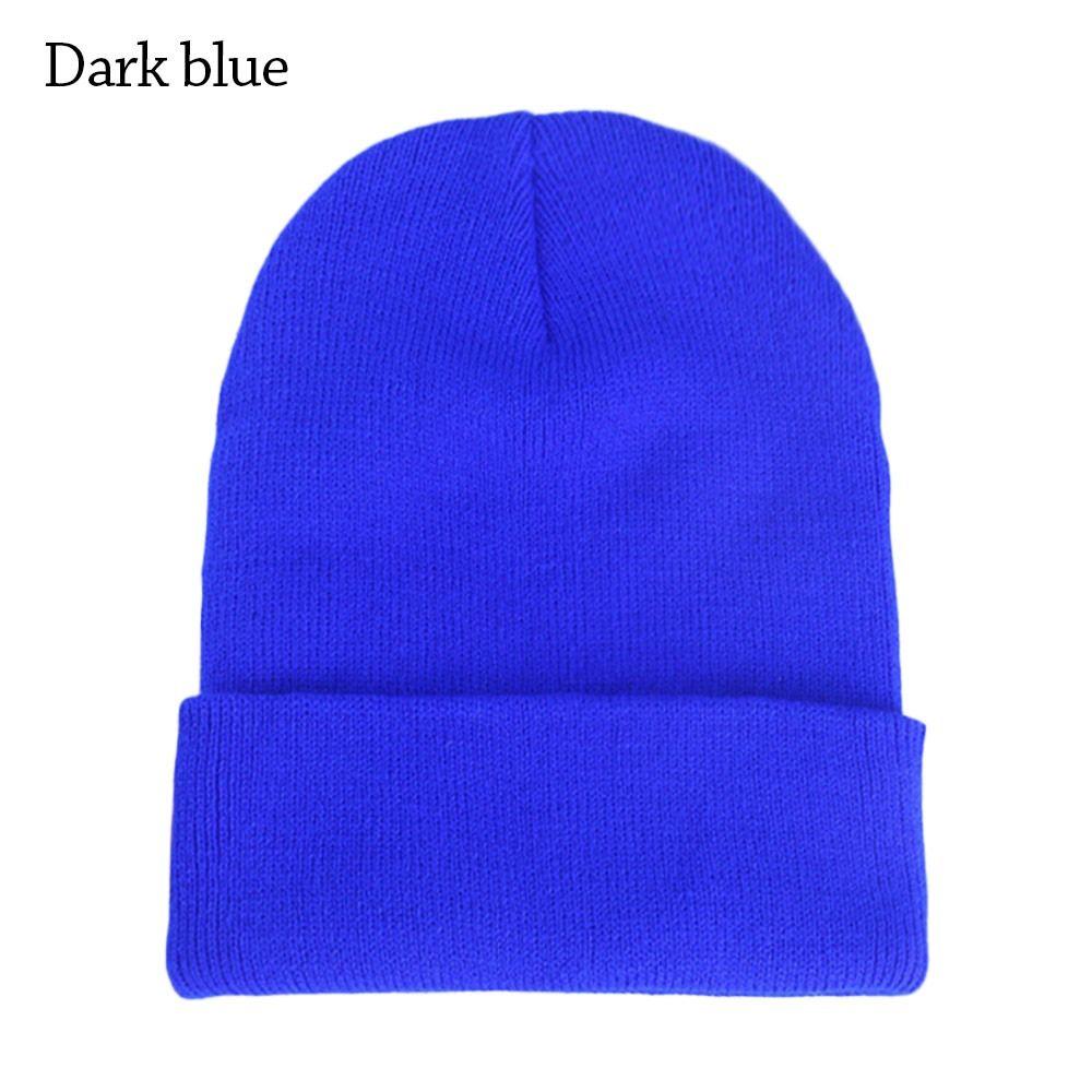 Thickened Beanie Caps Keep Warm Knitted Hat Casual Winter Hats  for Men Women
