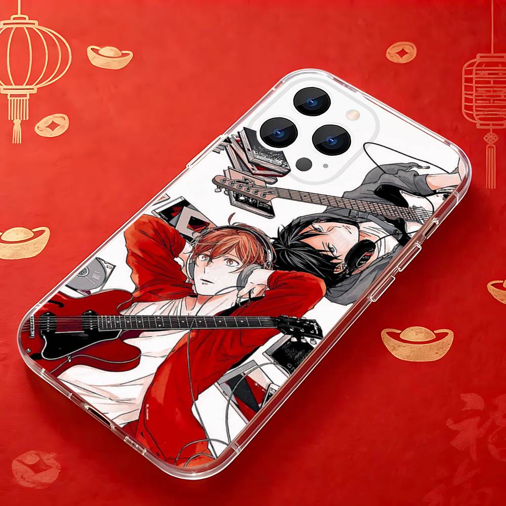 Comics G-Given Yaoi Anime Transparent soft case for iPhone 17,16,15,14,13,12,11,Pro,Max,Plus, X,XS,XR,SE4,E Mini