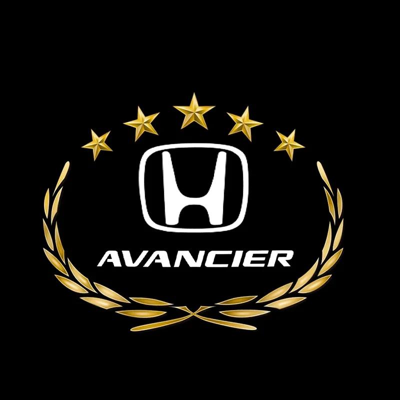 2pcs Led Car Door Welcome Light Auto Logo Courtesy Projector Lamp for Honda S Accord Elysion CR-Z Odyssey SPIRIOR Accessories