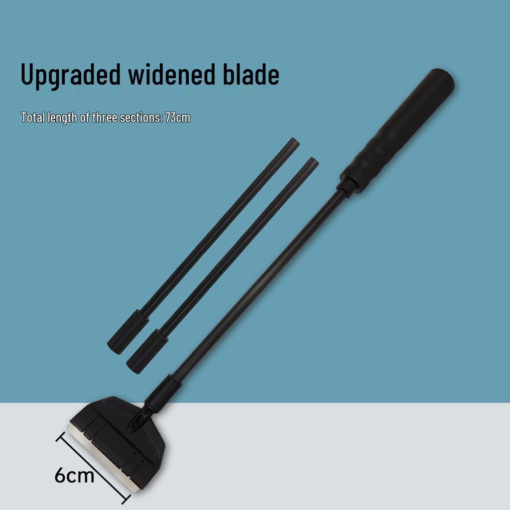 Wide Algae Scraper for Fish Tanks and Aquariums - Long Handle Blade for Algae and Moss Removal.