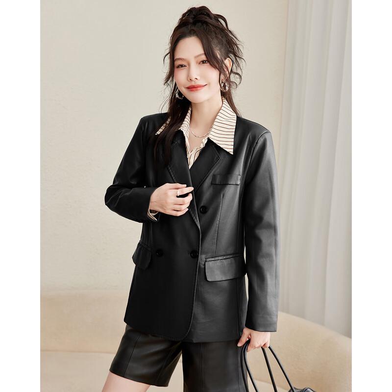 TERRE BLEUE Women's Petite Motorcycle Style Jacket