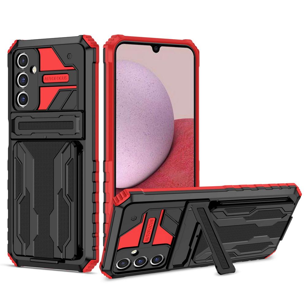 

Credit Card slot Bracket case for Galaxy A56 A36 A06 A55 A54 A34 A14 A04 A23 A33 A13 A53 A03 Core A52 Armor Hybrid Ring Cover For A56