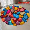 Chinese-style Cobblestone Carpet Nordic Abstract Door Rug Creativity Bathroom Floor Mat  Home Decor