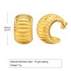 Dainty Gold Color Stud Earrings for Women, Anti Allergy Stainless Steel Ear Gifts To Mom Wife Friend, Birthday Party Ear Jewelry