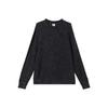Logo Crewneck Pullover Solid Color Long Sleeve Sweatshirt for Men