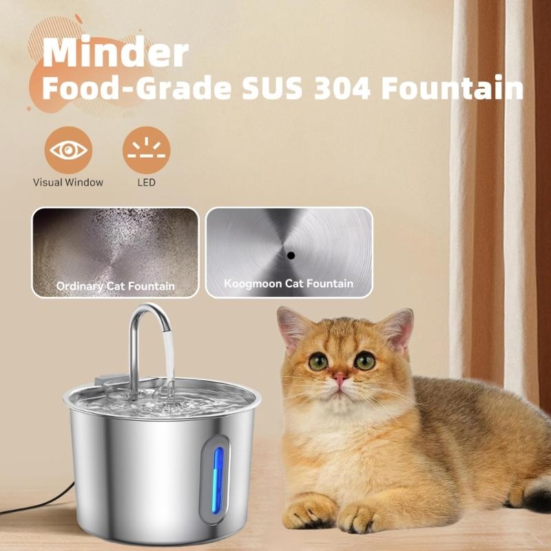 Cats Water Fountains Dogs Water Dispenser Big Capacity Super Mute Automatic Low Noise Waterer