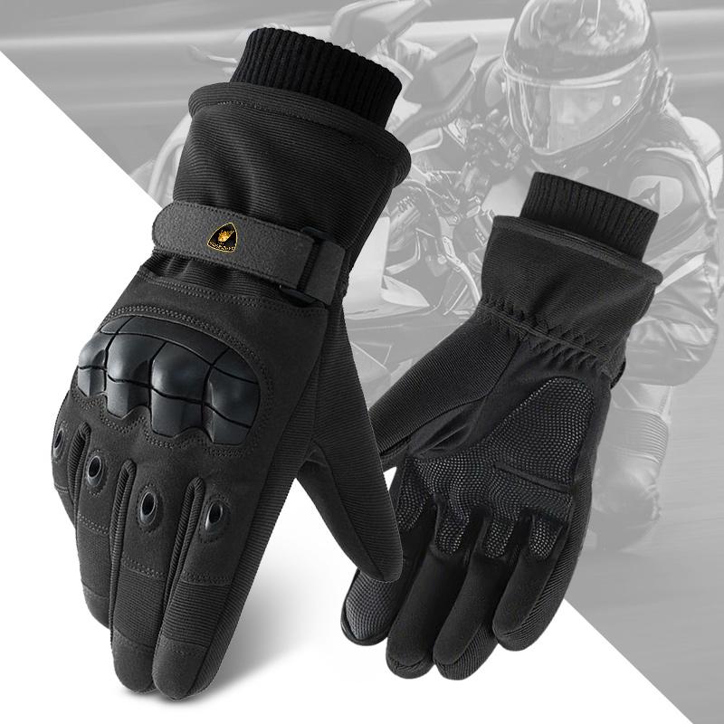 Sticker Outdoor Winter Warm Motorcycle Winter Windproof Protective Warm Gloves For Lamborghini Urus Huracan Aventador Premium PP47