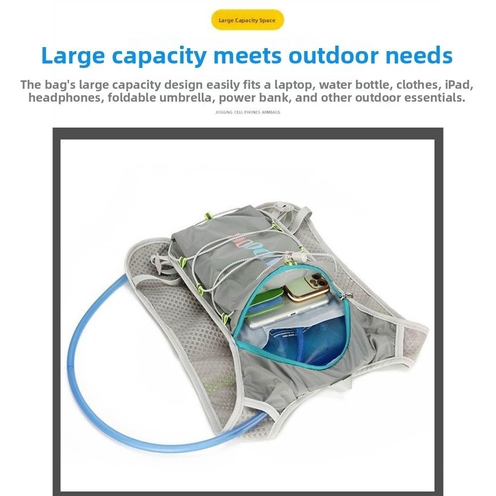 Breathable Hydration Pack Ultra-light Hydration Jogging Vest Running Hydration Vest  Trail Running